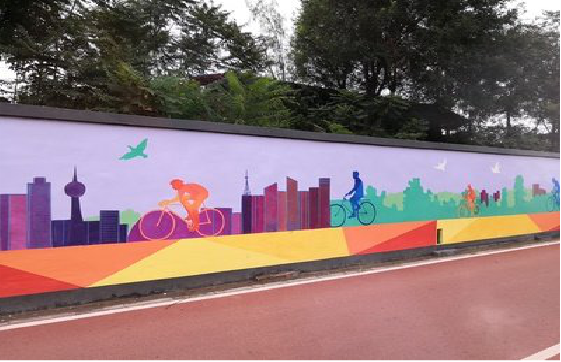 海宁墙体彩绘-围墙