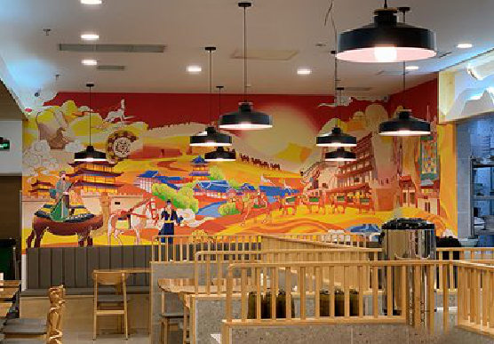 海宁商业空间彩绘介绍。