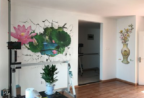 海宁墙体彩绘相比墙纸的优势。