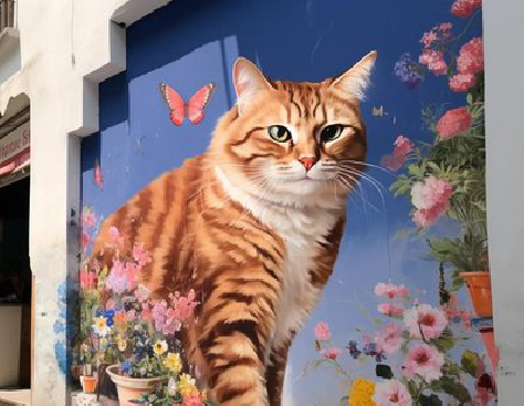 海宁自己绘制有个性的手绘墙